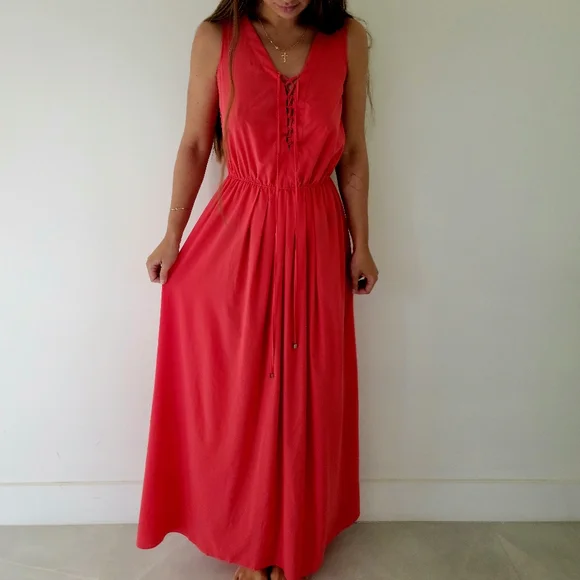 knee length dresses for ladies Chiffon Maxi Dress | Holiday Dress main image 0